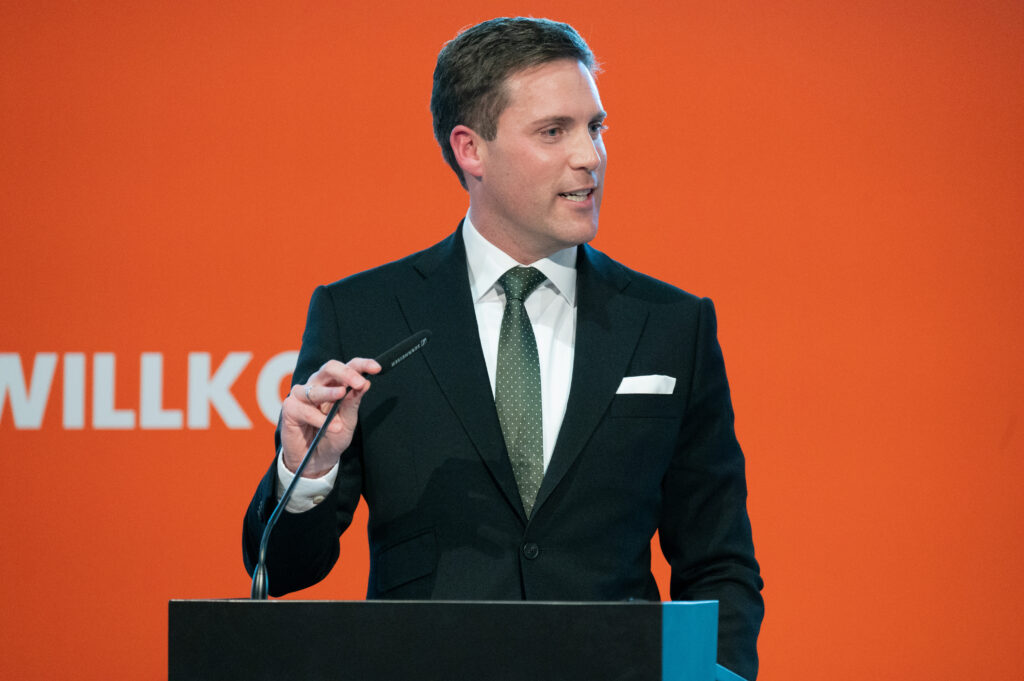 Manuel Hagel MdL beim Festakt 70 Jahre Landtagsfraktion