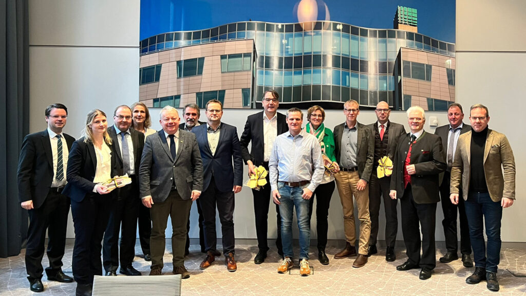 Mitglieder der CDU-Fraktion mit weiteren Teilnehmern bei der Internationalen Grünen Woche 2023